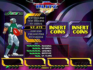 NFL Blitz 2000: Gold Edition - Title screen image