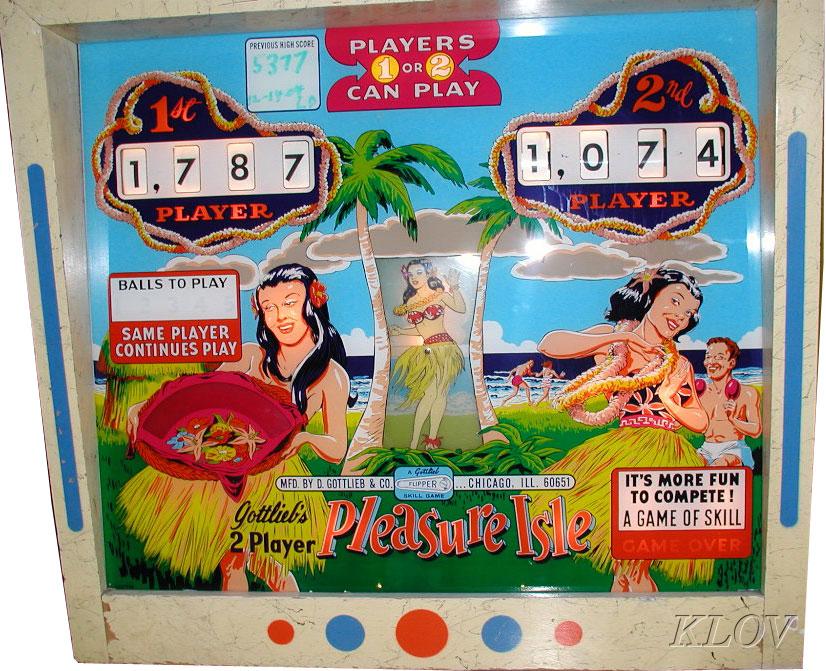 Pleasure Isle - Pinball By Gottlieb, D. & Co.