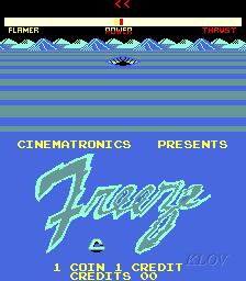 Freeze - Videogame by Cinematronics
