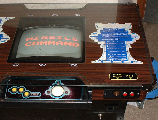 missile command cocktail table