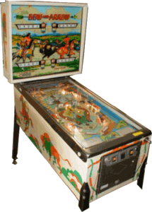 Bally bow and arrow discount pinball machine for sale