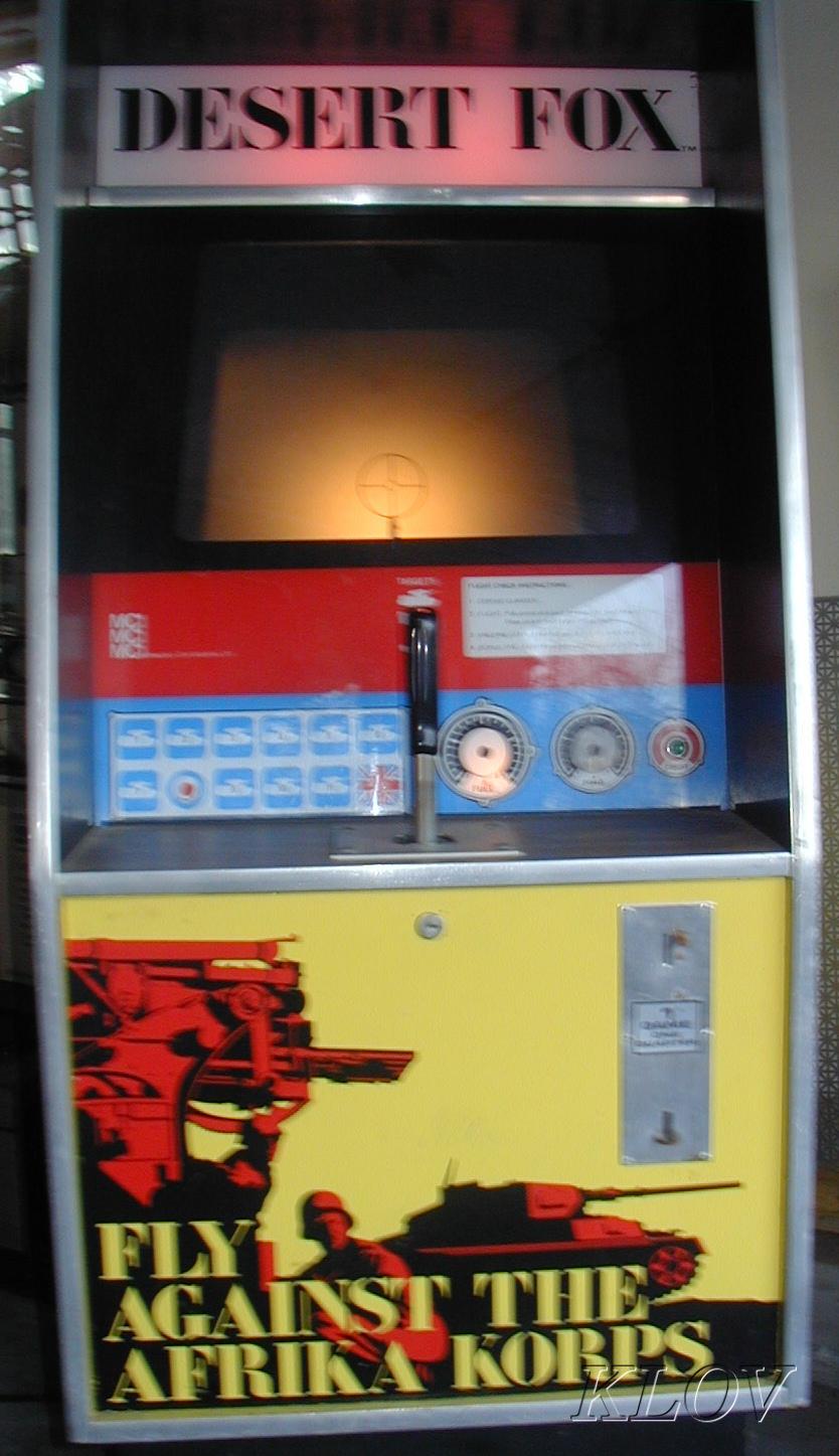 MCI desert Fox arcade electromechanical 1972