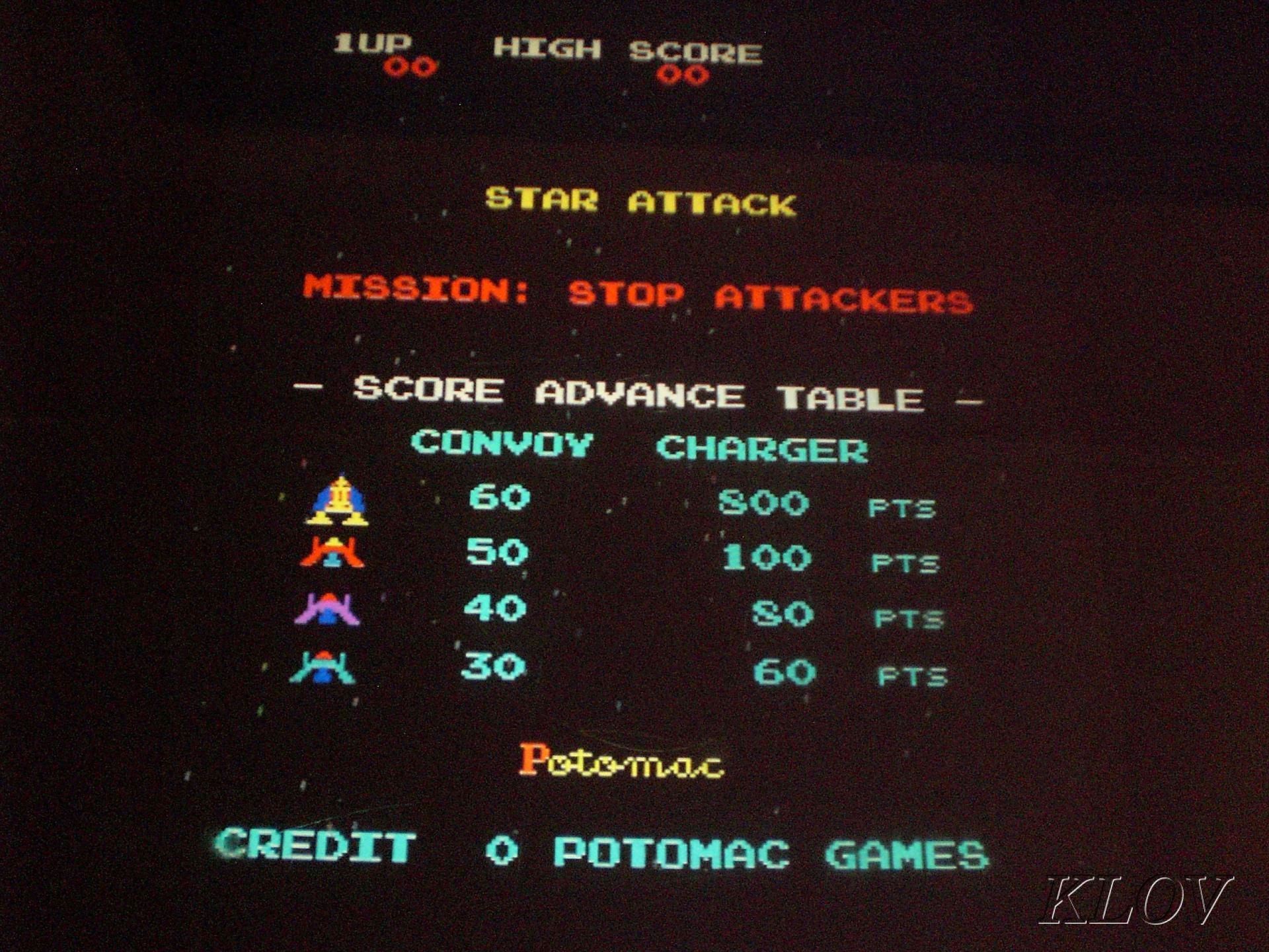 Star Attack - Arcade by Potomac Game Division | Museum of the Game