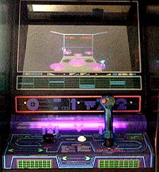 discs of tron arcade cabinet