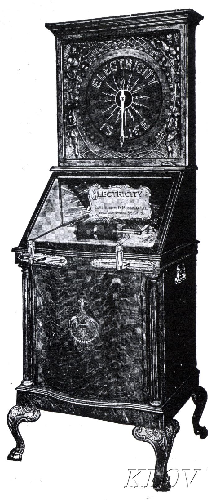 Large Electric Shock Arcade by Mills Novelty Co.