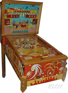 carnival pinball machine