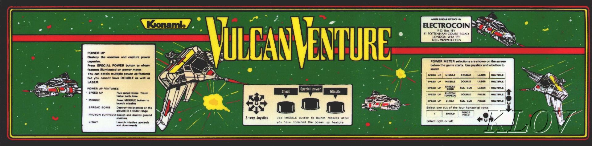 Vulcan Venture - Videogame by Konami