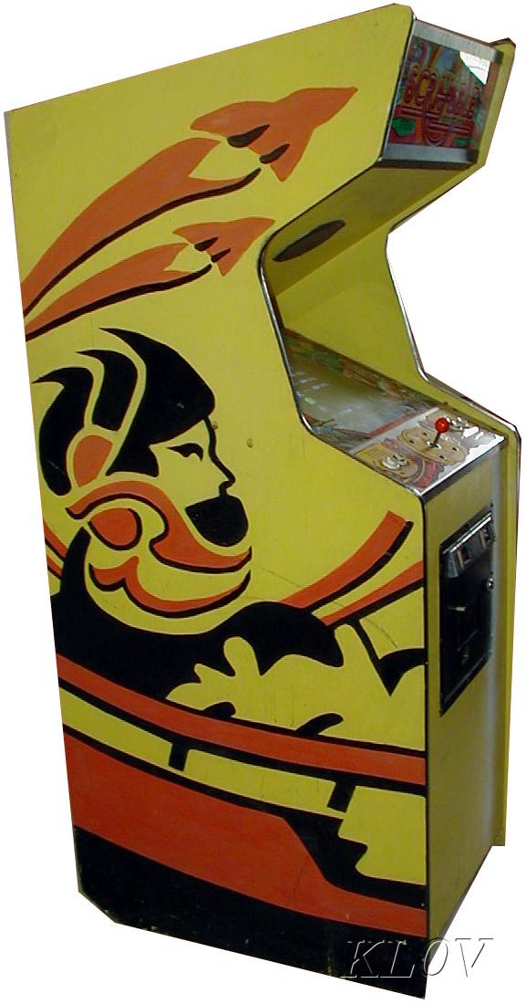 scramble arcade cabinet