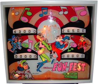 Fun-Fest - Pinball by Williams Electronics, Inc. (1967-1985) pinball parts diagram 