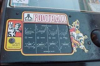 football arcade game with rollerball