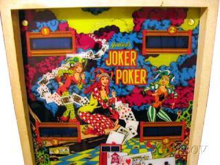 joker poker pinball for sale