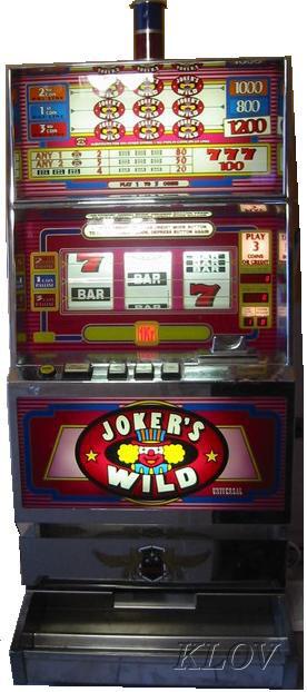 jokers wild slot machine for sale