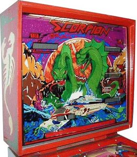 scorpion pinball machine for sale