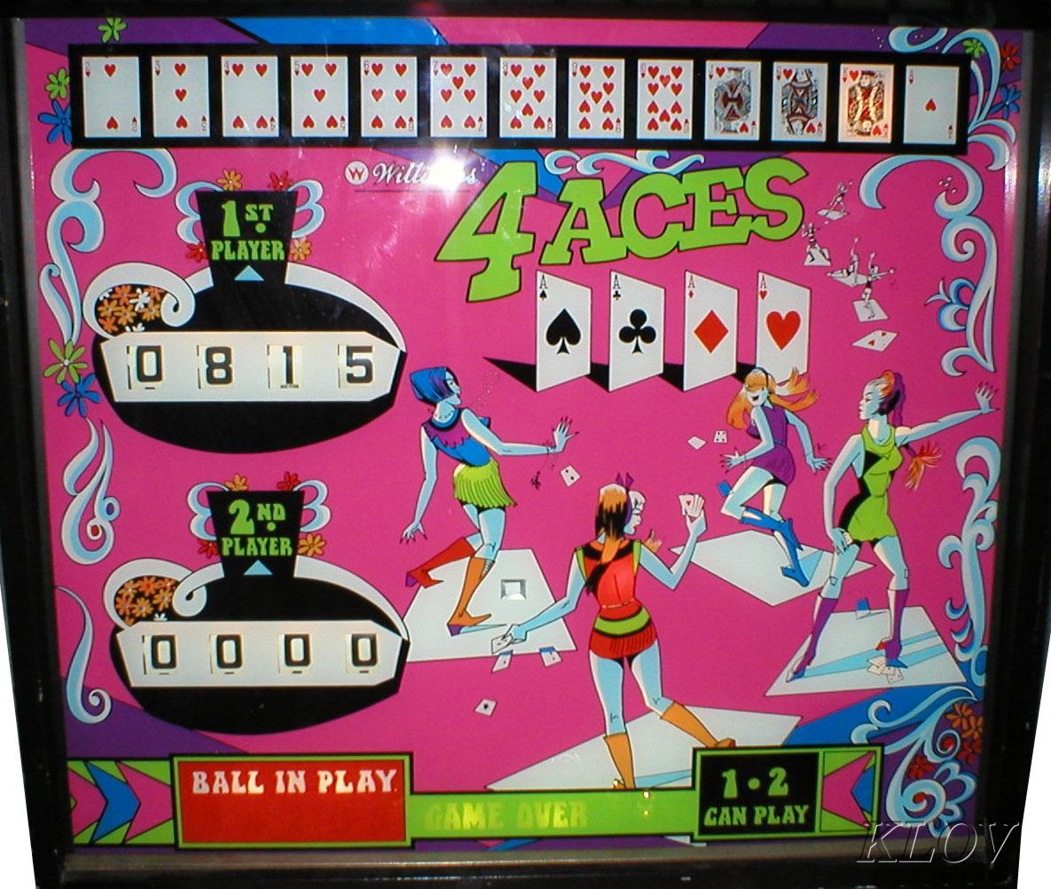 four aces pinball machine