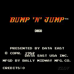 Bally's cool Bump 'N' Jump Arcade Game! Dedicated Cabinet Gameplay Video 