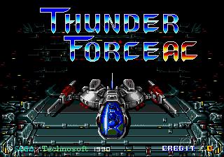 Thunder Force AC - Videogame by Sega/Technosoft