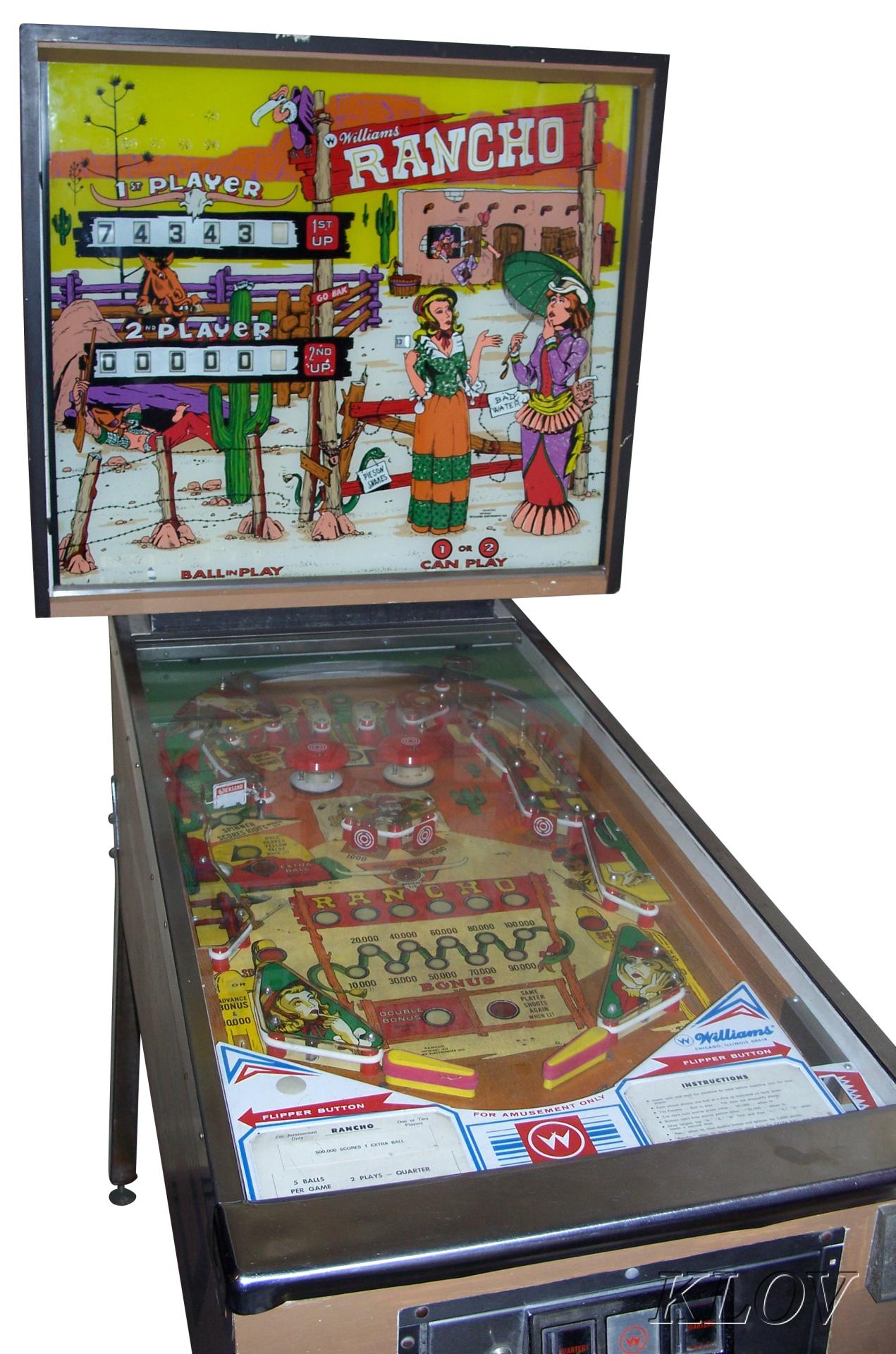 williams argosy pinball machine