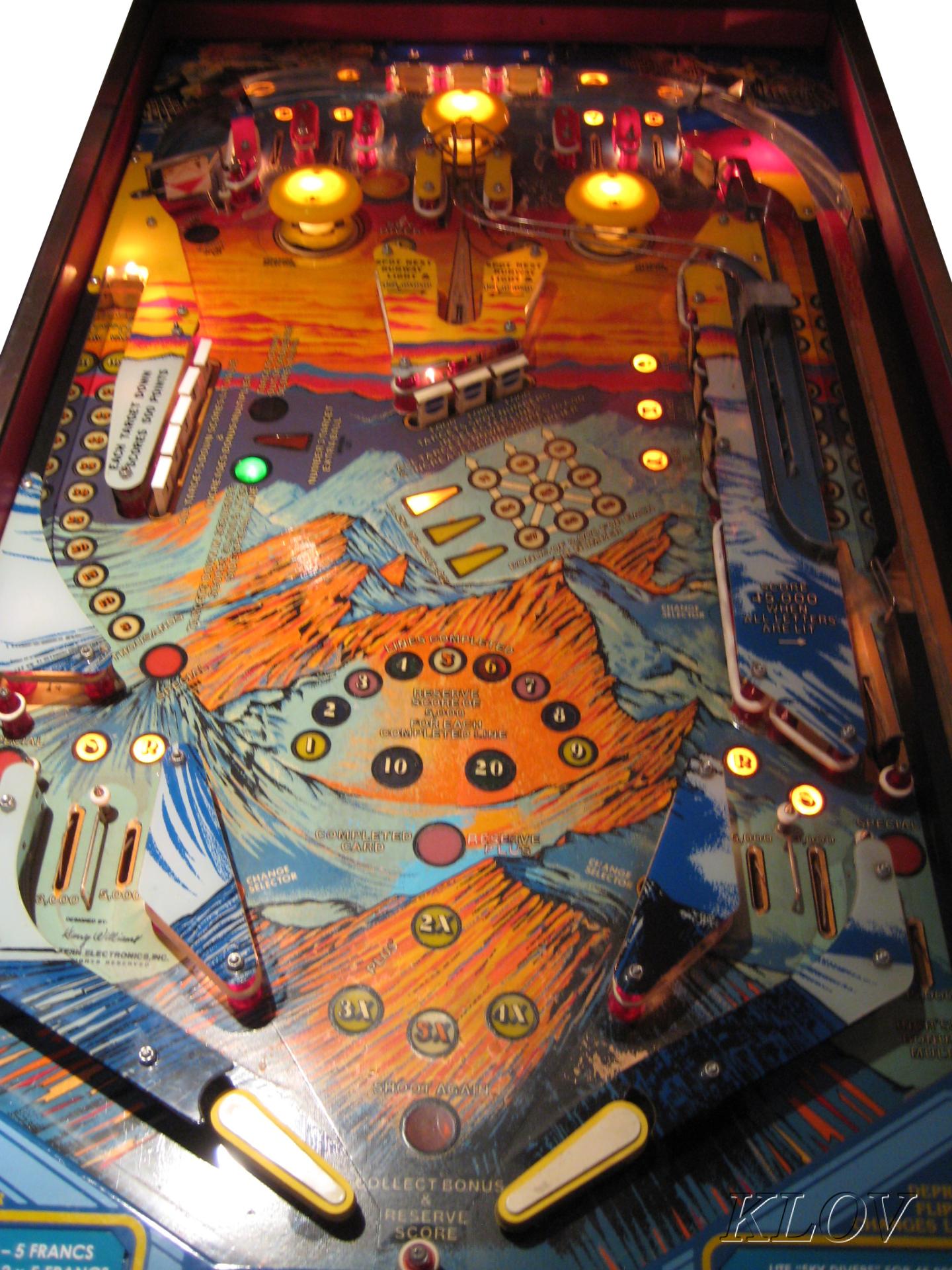 stern freefall pinball