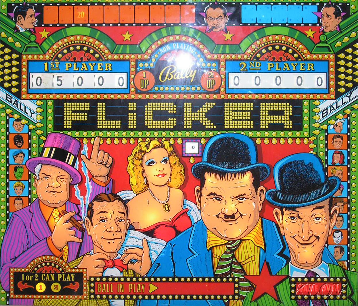 bally flicker pinball