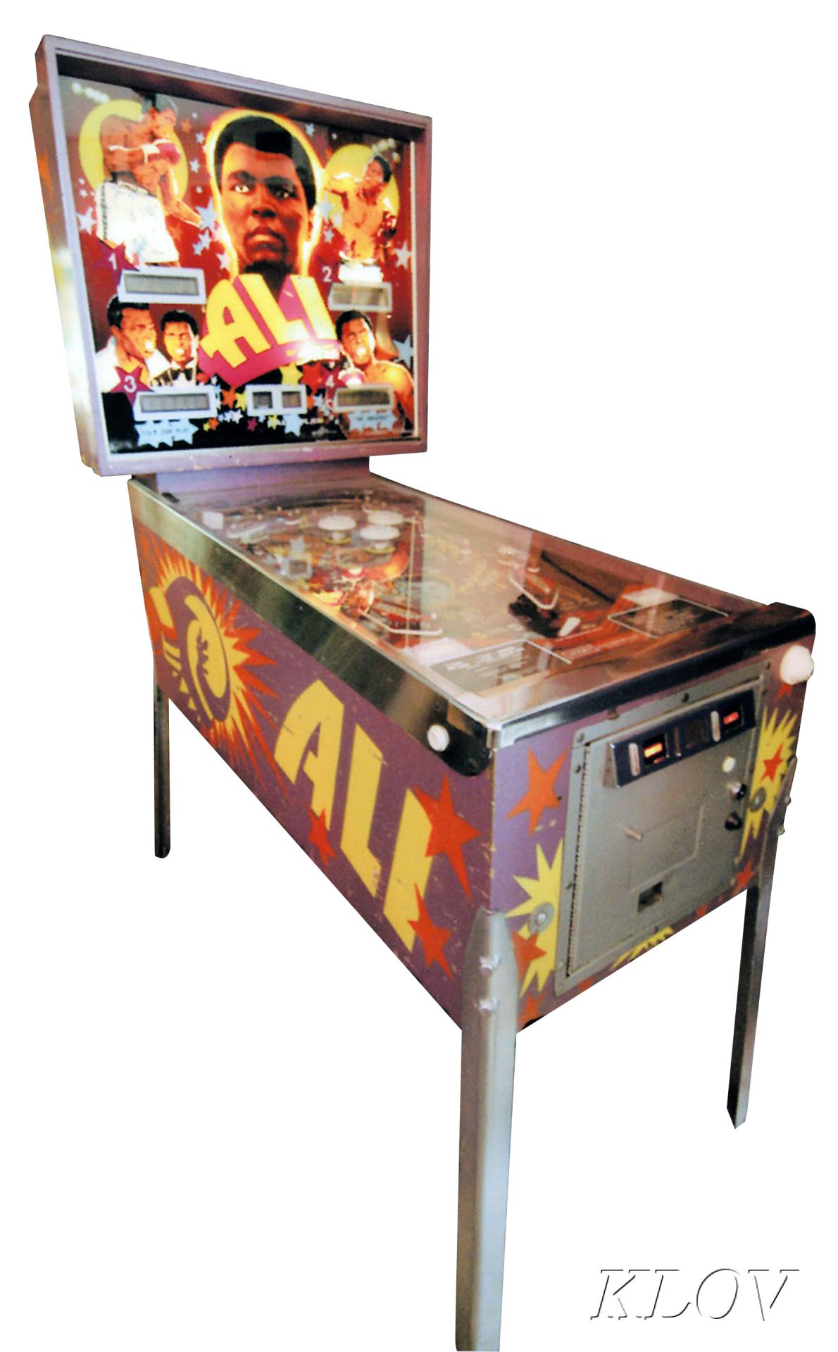 muhammad ali pinball machine