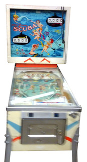 gottlieb scuba pinball machine