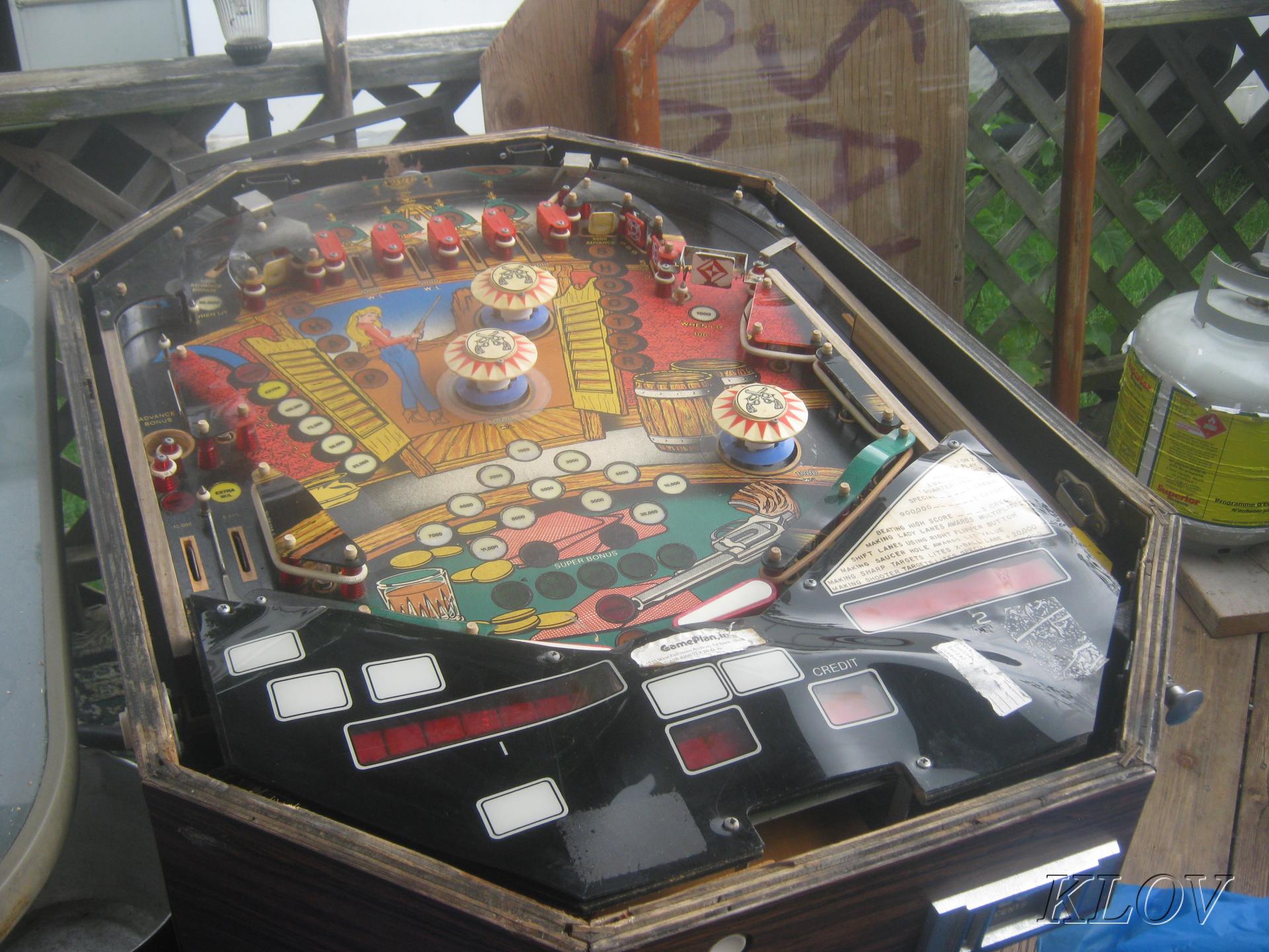 sharpshooter pinball for sale