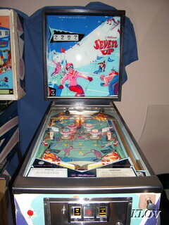 williams seven up pinball machine