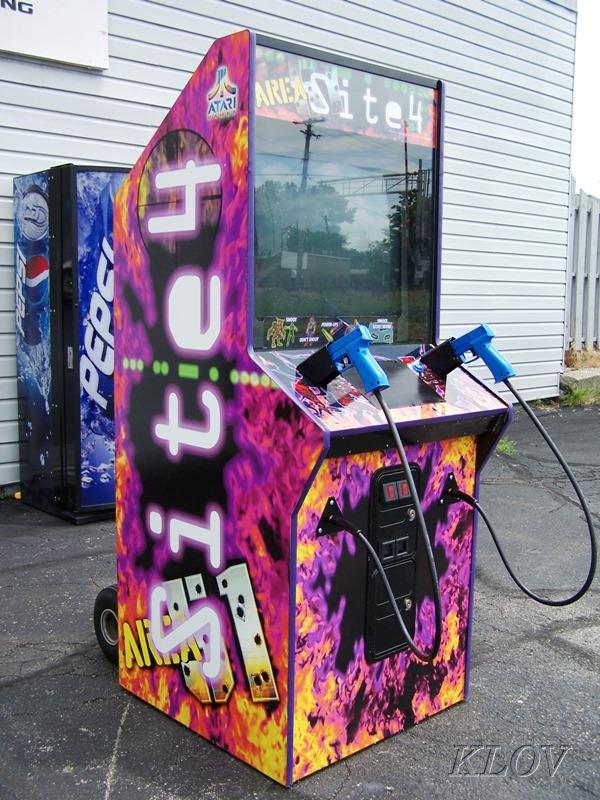 Site 4 / Area 51 Shooting Arcade Game Rental - Video Amusement Events