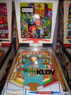 four square pinball