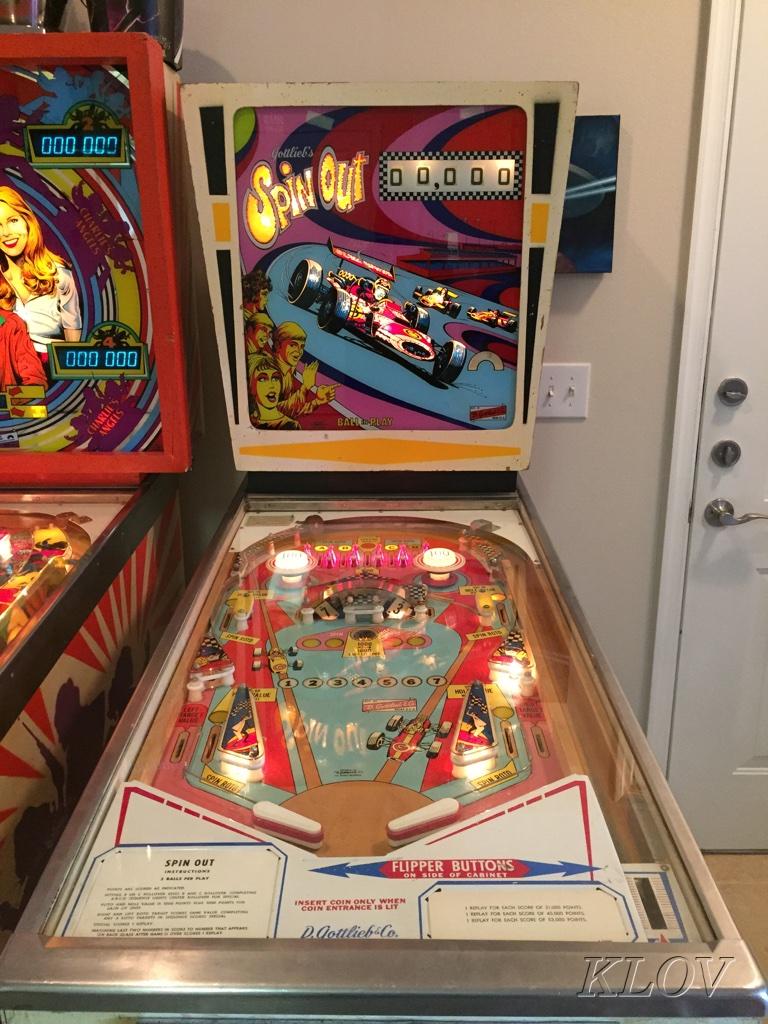 spin out pinball machine for sale