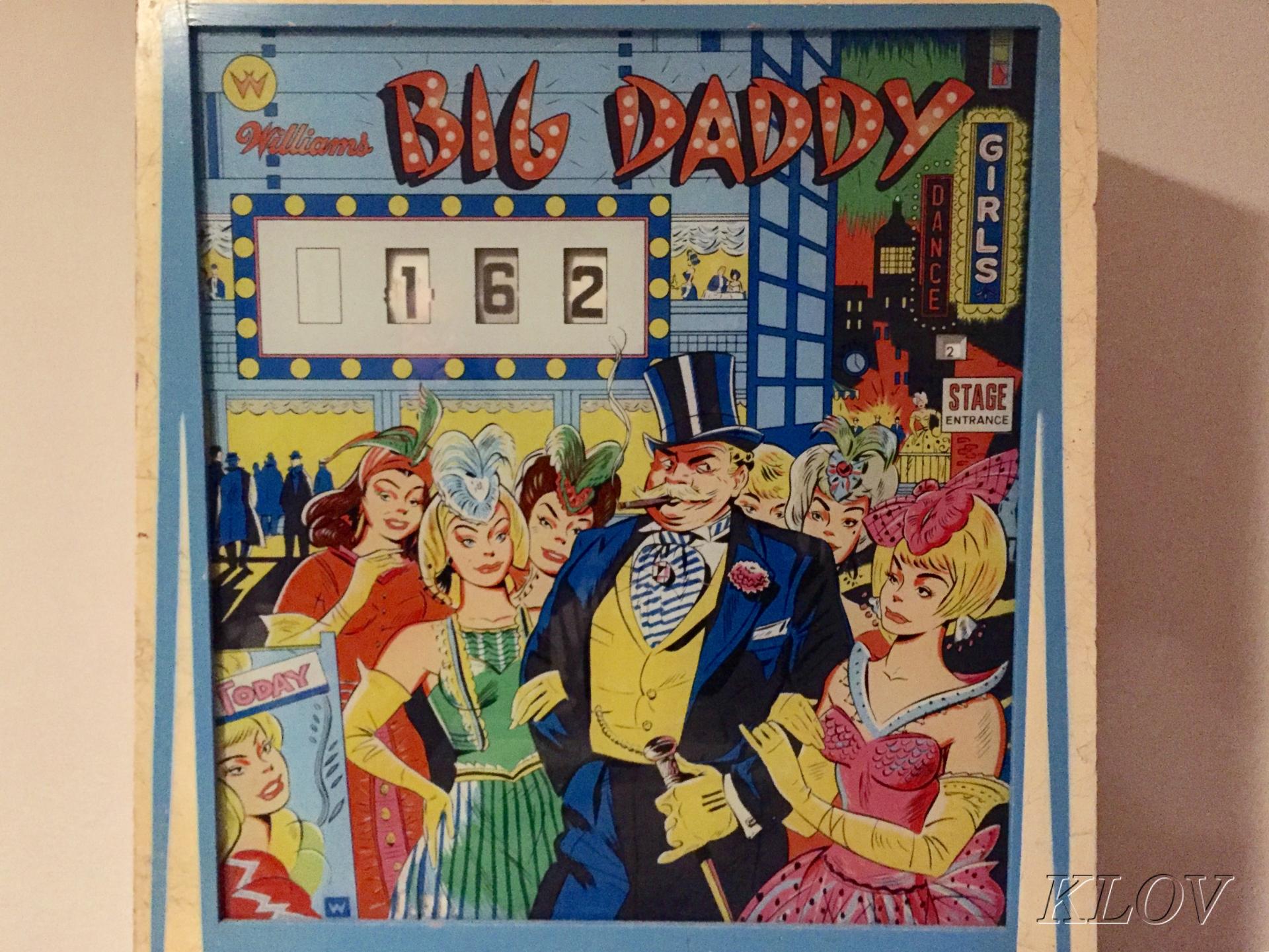 Big Daddy (1963) Pinball Machine by Williams Electronic Games Inc.