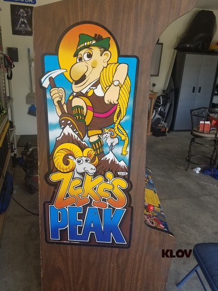 zeke's peak arcade game for sale