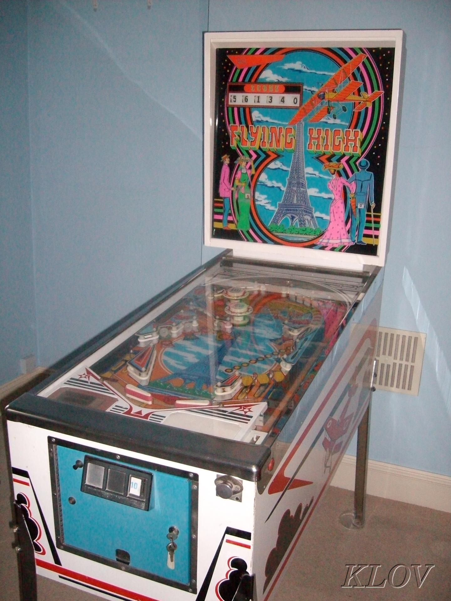 1973 Williams OXO at VFW Pinball Museum, info/pictures