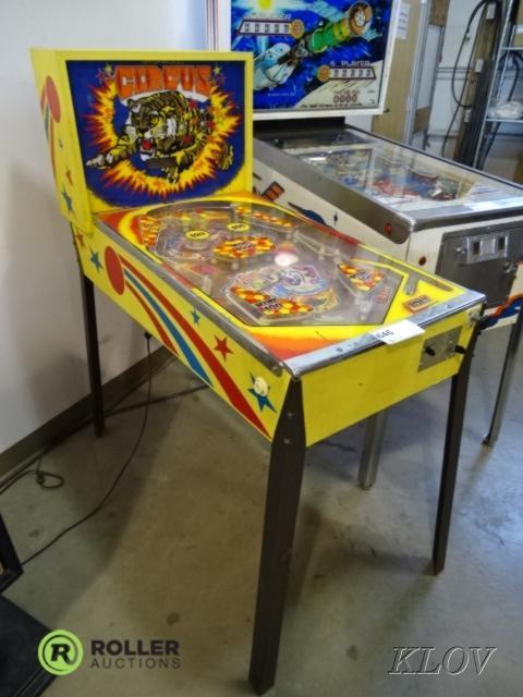 circus pinball machine for sale