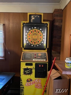 english mark darts machine for sale